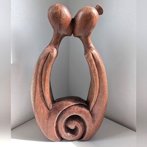 Modernist Wooden Sculpture 12"
